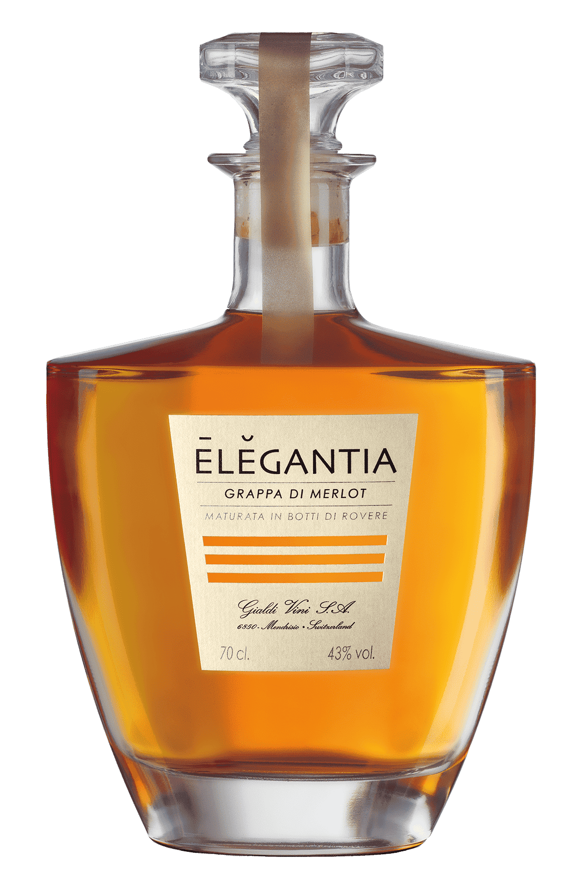 Elegantia - Grappa di vinacce Merlot - Brivio